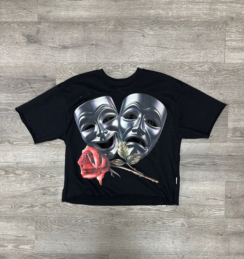 "FREEDOM IS BEING YOU" F-TERRY CROPPED TEE (T1300)