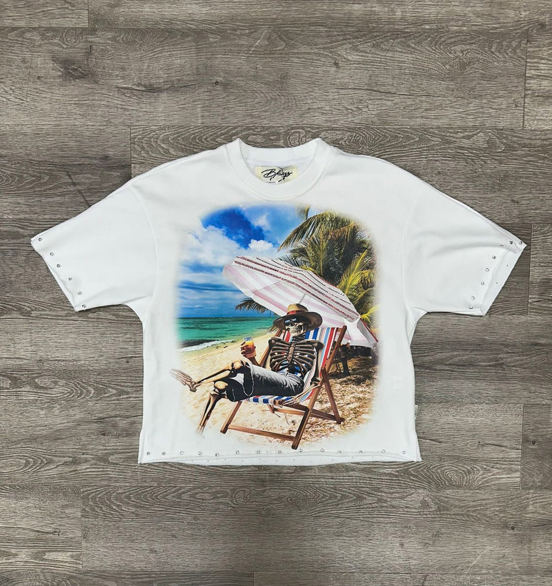 "HEAVEN MADE" F-TERRY CROPPED TEE (T1279)