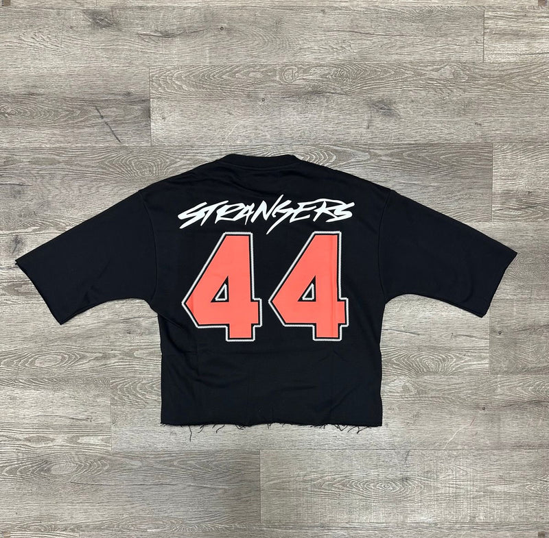 "STRIKE" F-TERRY CROPPED T-SHIRT (T1243)